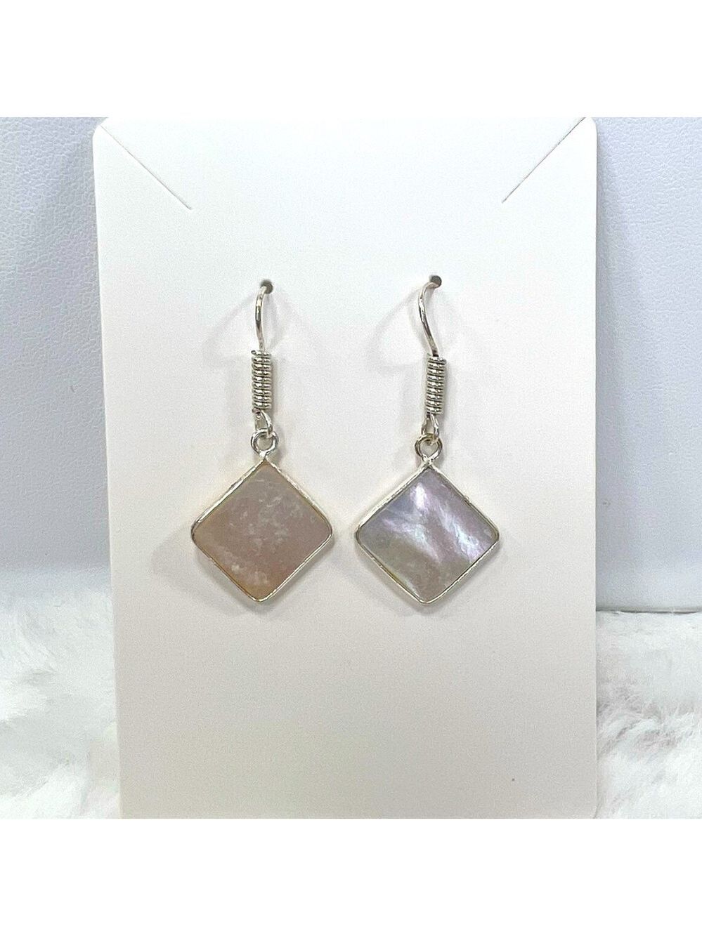 Mother of Pearl 925 Gemstone Earring